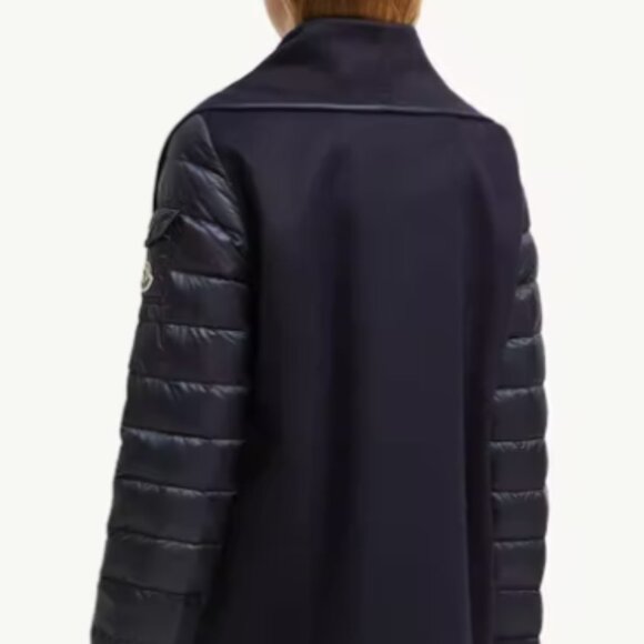 Moncler Womens Padded Wool Felt Cape, small - Picture 5 of 5